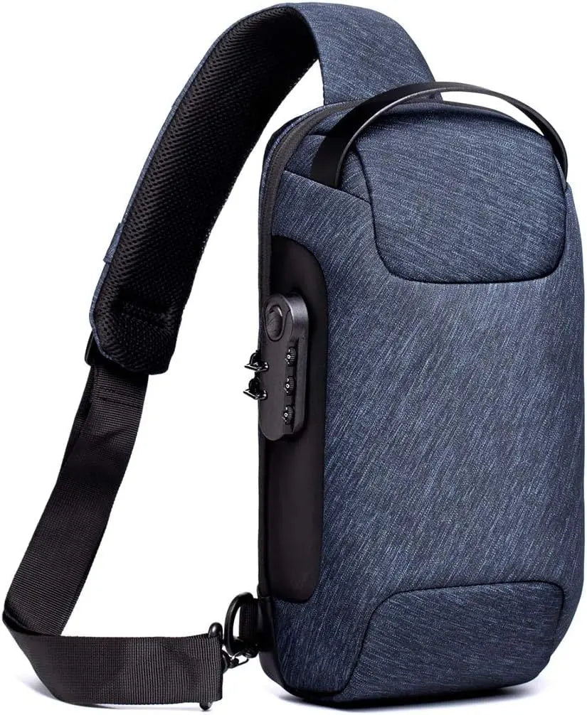 Cross Body Bag Men Anti Theft Waterproof Backpack - Bexforda