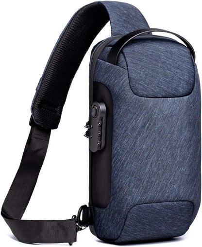 Cross Body Bag Men Anti Theft Waterproof Backpack - Bexforda