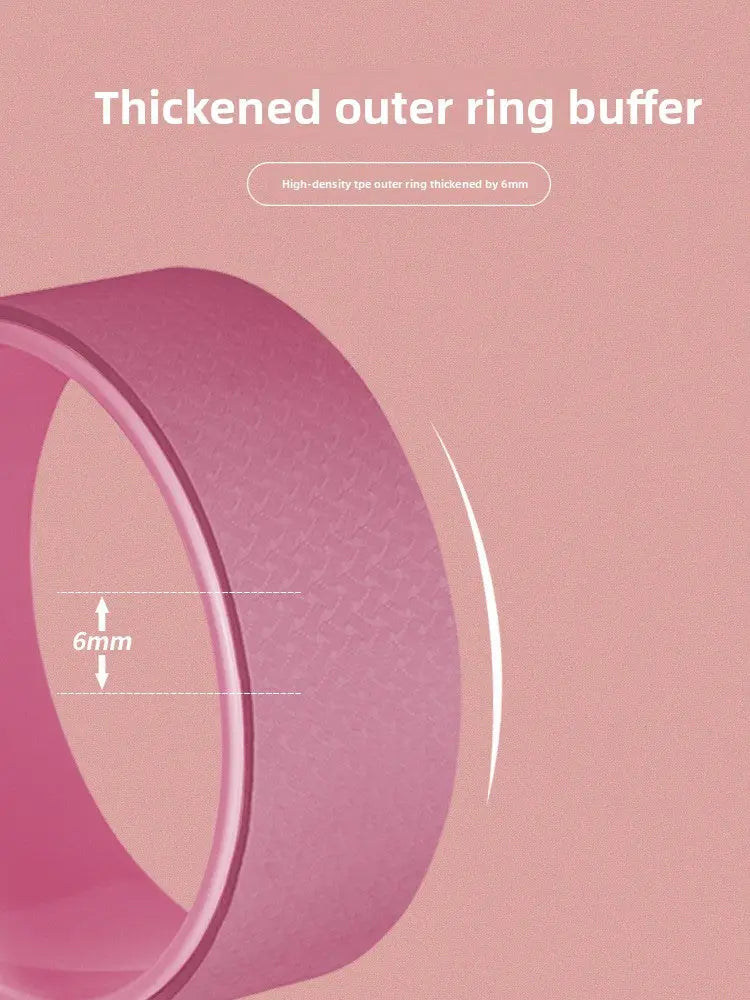 High-Density EVA Yoga Wheel for Pilates and Back Training meme
