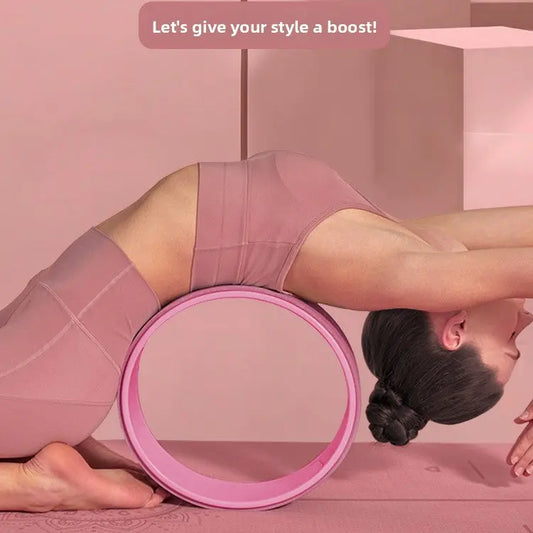High-Density EVA Yoga Wheel for Pilates and Back Training meme