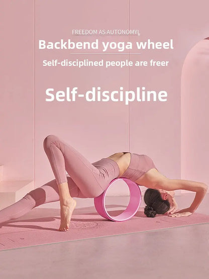 High-Density EVA Yoga Wheel for Pilates and Back Training meme