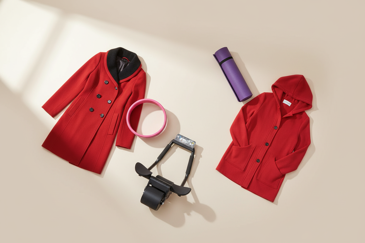 Hero banner with your actual products